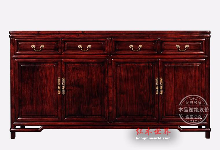 明式紫檀家具餐边柜精品欣赏-3