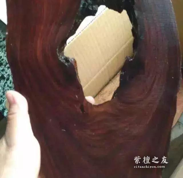 紫檀开出空心怎么办？看大师来变废为宝！-1
