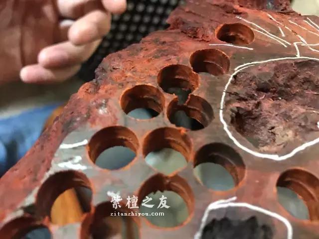 紫檀开出空心怎么办？看大师来变废为宝！-8