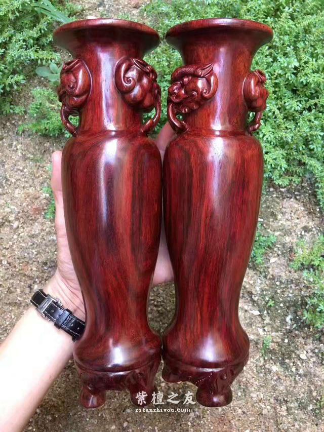 小叶紫檀如何盘出玻璃底包浆？-2