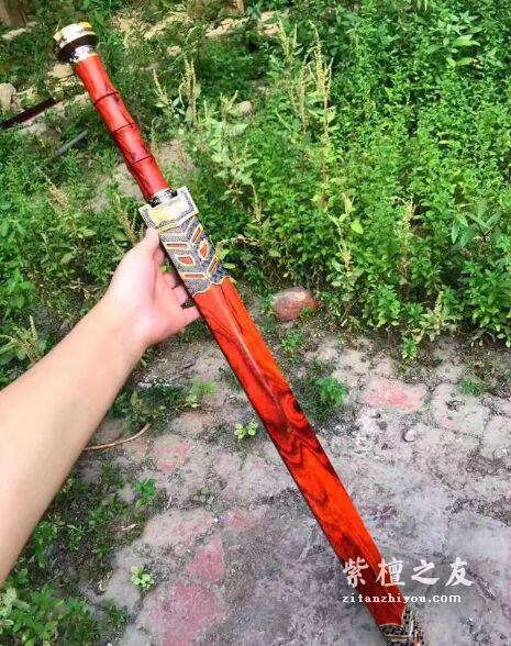 小叶紫檀精品，汉王剑，皇室宝剑-1