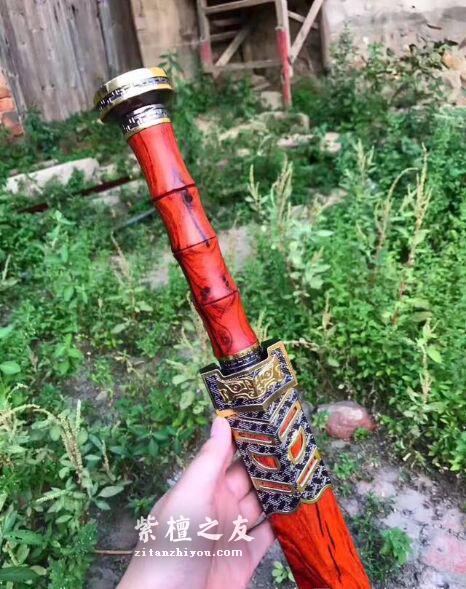 小叶紫檀精品，汉王剑，皇室宝剑-2