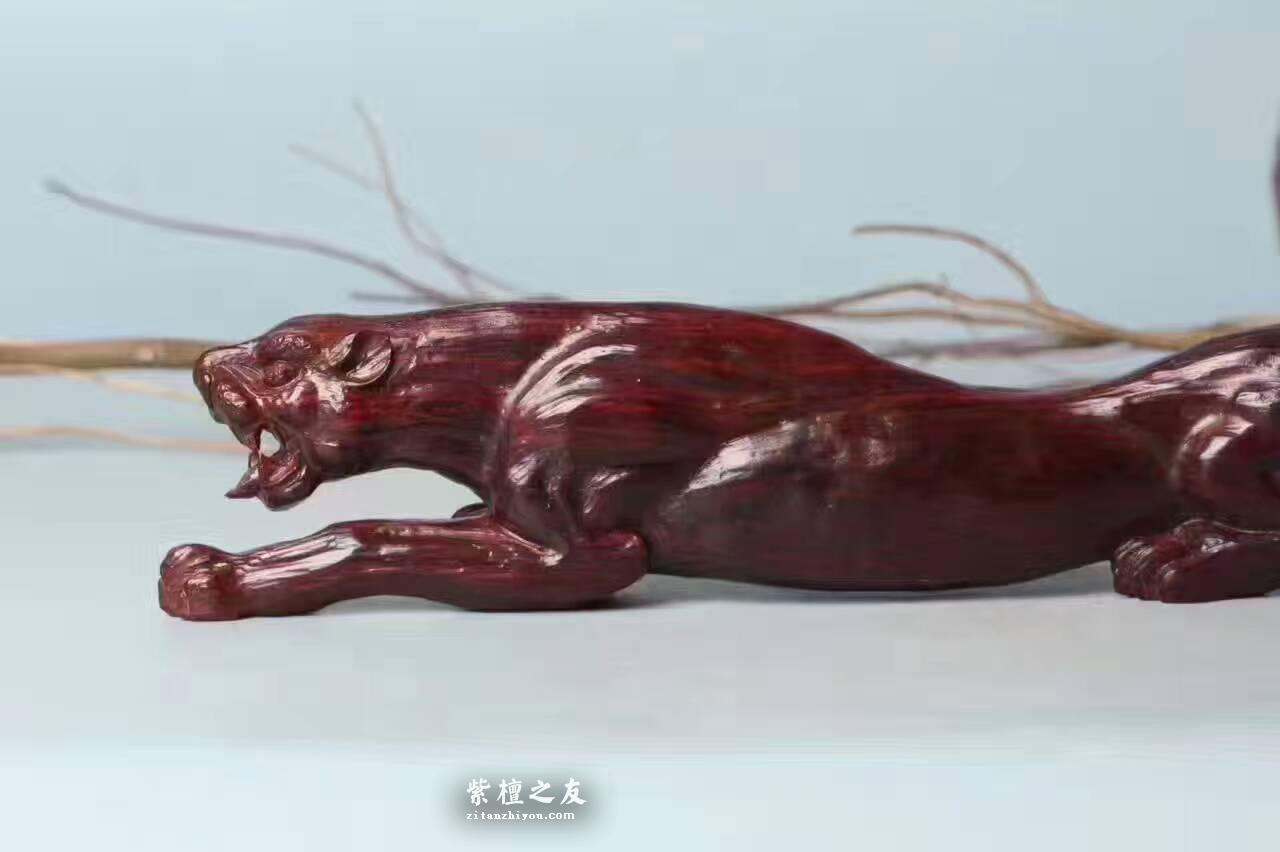 小叶紫檀《一路爆发》纯手工雕刻老料设计精美-2