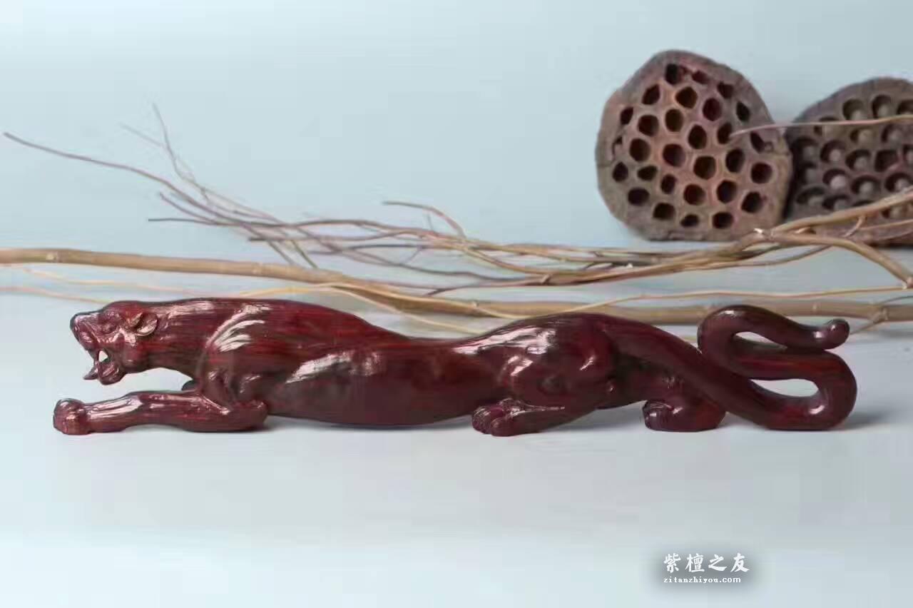 小叶紫檀《一路爆发》纯手工雕刻老料设计精美-1