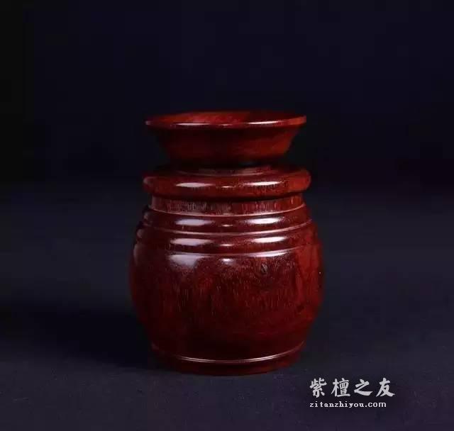 当小叶紫檀遇上茶道 小叶紫檀茶具和作用-2