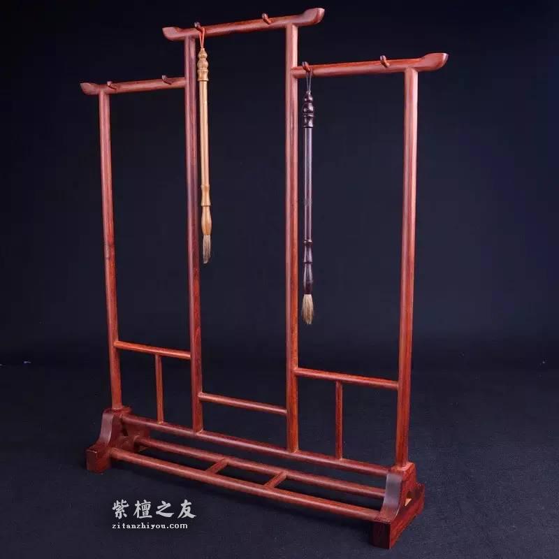 古代书房中常见的九种文房用器 紫檀材质更是画龙点睛-7