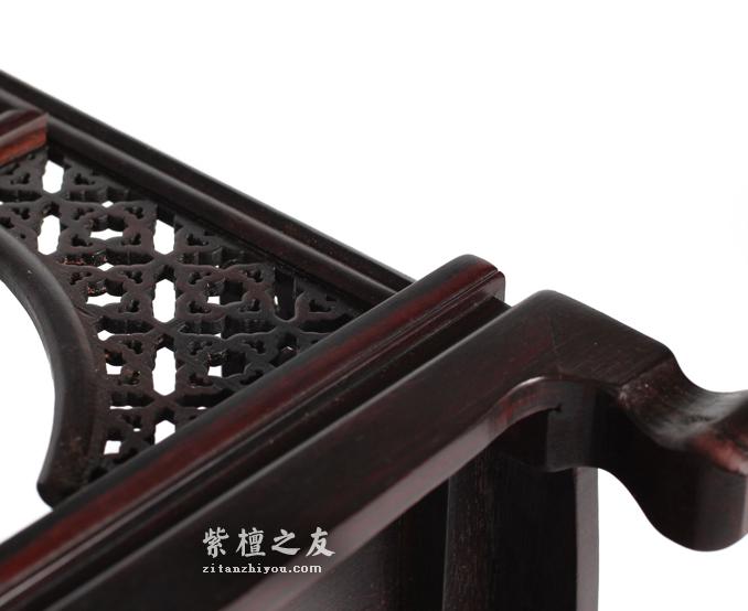 紫檀木微缩明清家具月门床 小巧玲珑精致可爱-4