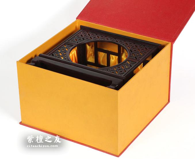 紫檀木微缩明清家具月门床 小巧玲珑精致可爱-8