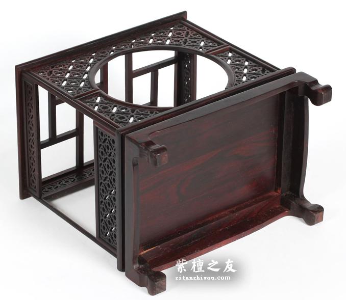 紫檀木微缩明清家具月门床 小巧玲珑精致可爱-12