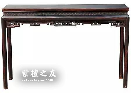 红木家具平头案欣赏 简约的造型却蕴含着岁月的沉淀-3