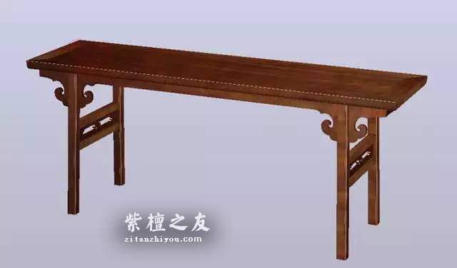 红木家具平头案欣赏 简约的造型却蕴含着岁月的沉淀-8