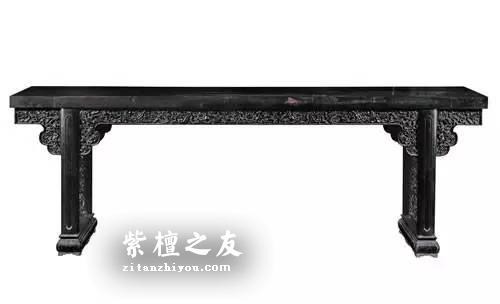 红木家具平头案欣赏 简约的造型却蕴含着岁月的沉淀-7