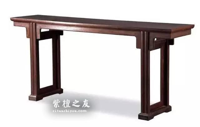 红木家具平头案欣赏 简约的造型却蕴含着岁月的沉淀-16