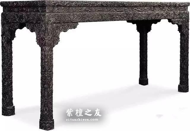 红木家具平头案欣赏 简约的造型却蕴含着岁月的沉淀-23