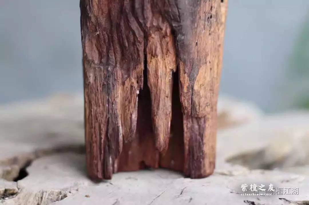 小叶紫檀风化料罗汉小摆件 小巧可爱-9