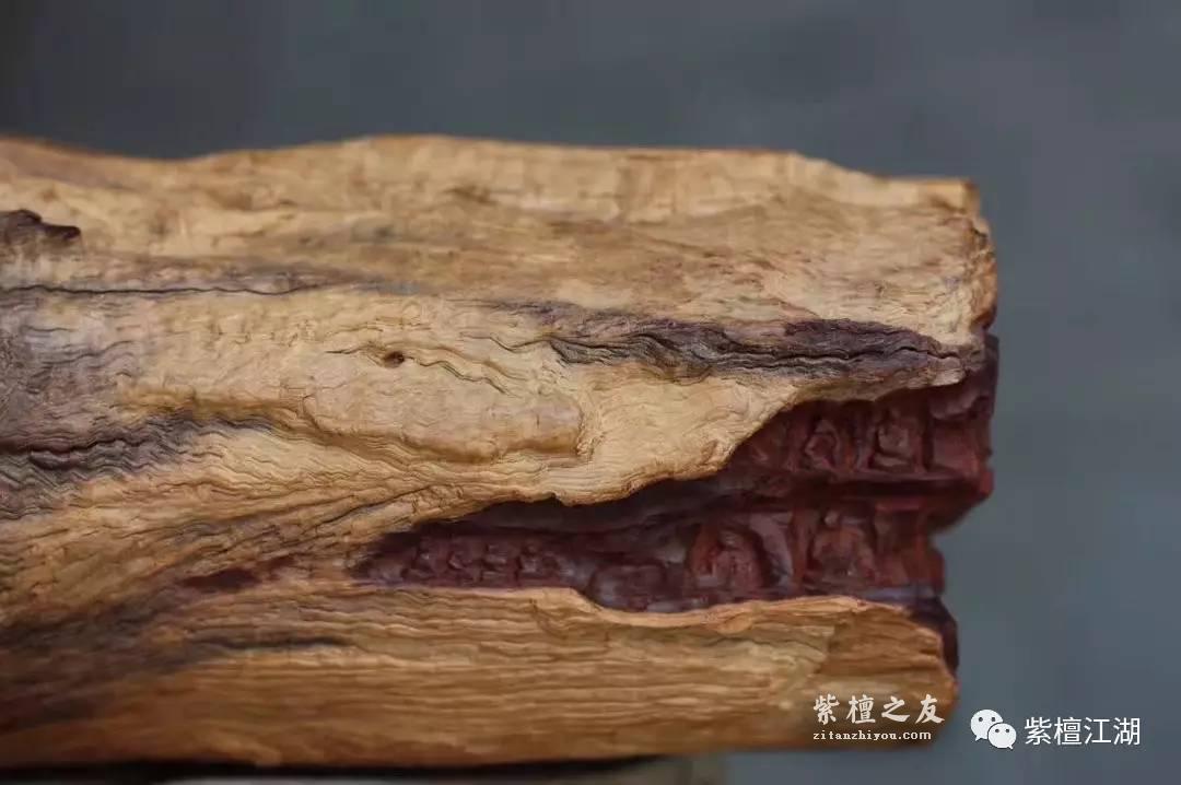 极品小叶紫檀水波S纹原料打造的精品摆件《卧佛》-6