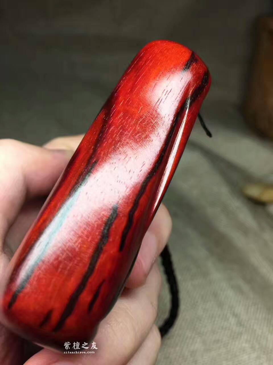 小叶紫檀把件《禅心 佛缘》 小巧可爱适合把玩-4
