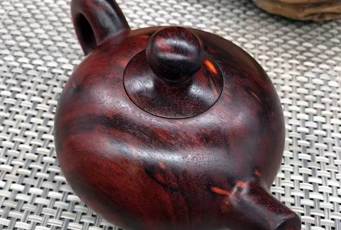 非洲紫檀（血檀）老料摆件壶把玩壶 适合把玩