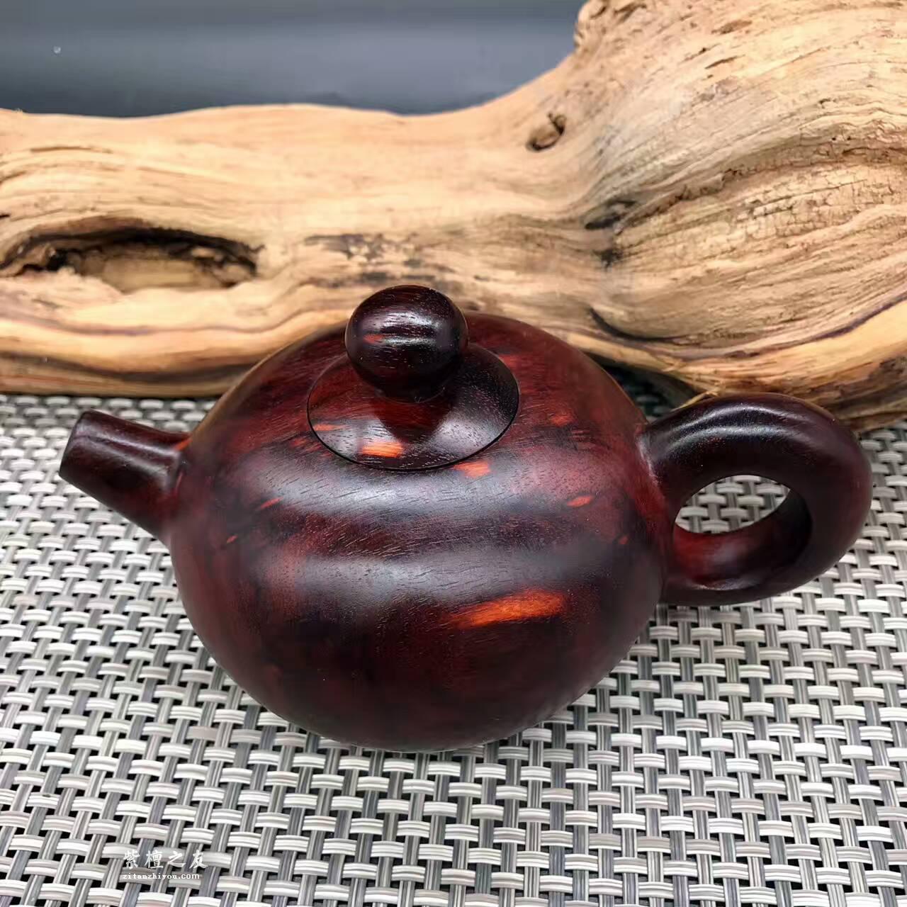 非洲紫檀（血檀）老料摆件壶把玩壶 适合把玩-2