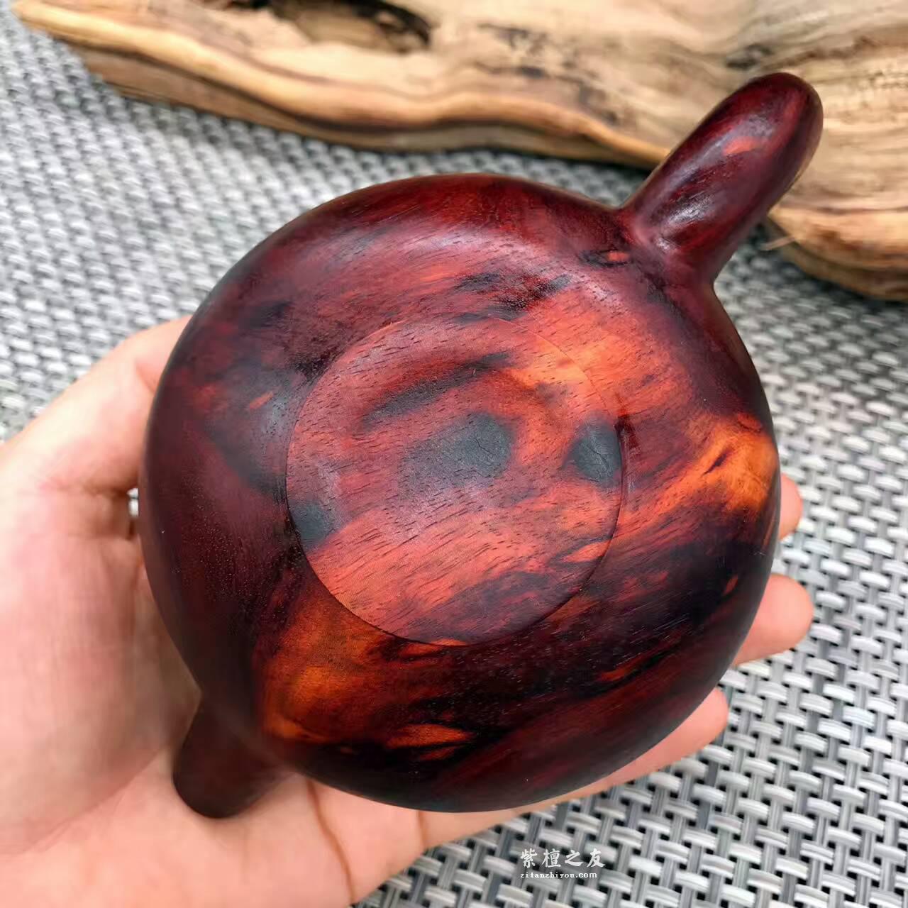 非洲紫檀（血檀）老料摆件壶把玩壶 适合把玩-5