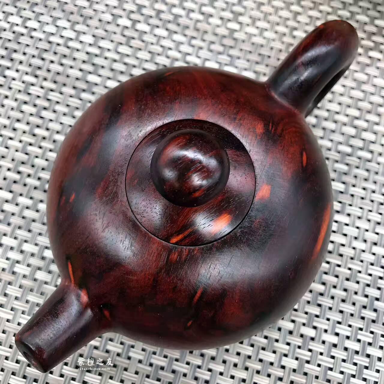 非洲紫檀（血檀）老料摆件壶把玩壶 适合把玩-7