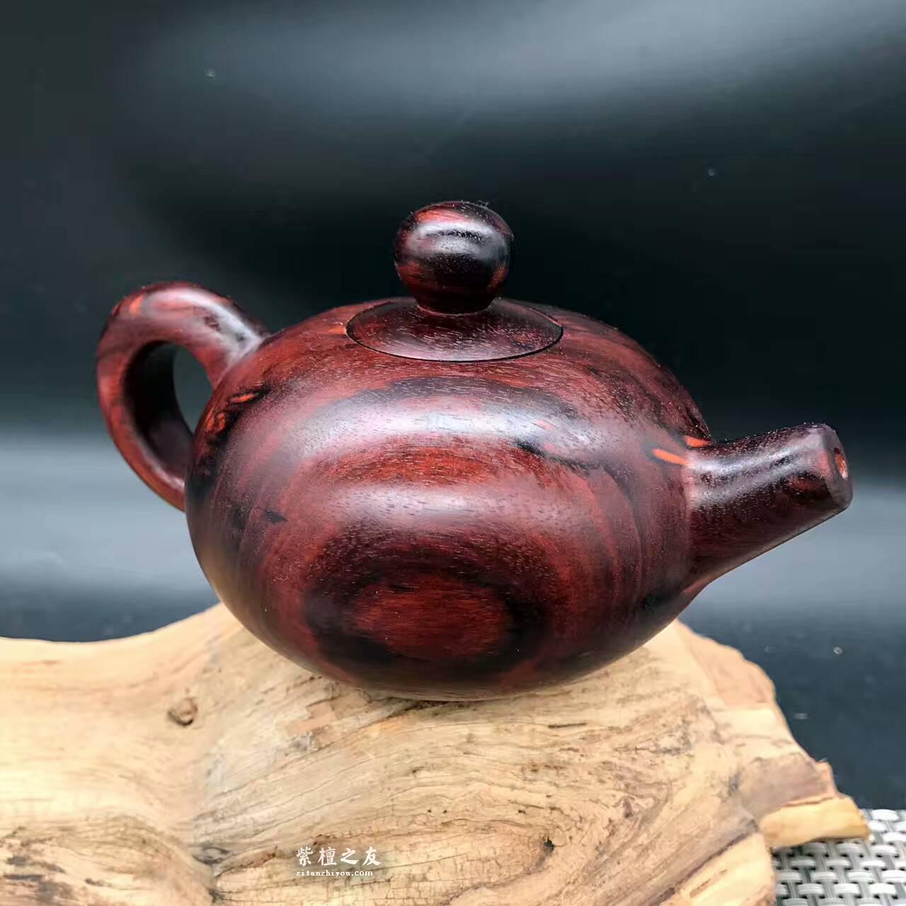 非洲紫檀（血檀）老料摆件壶把玩壶 适合把玩-8