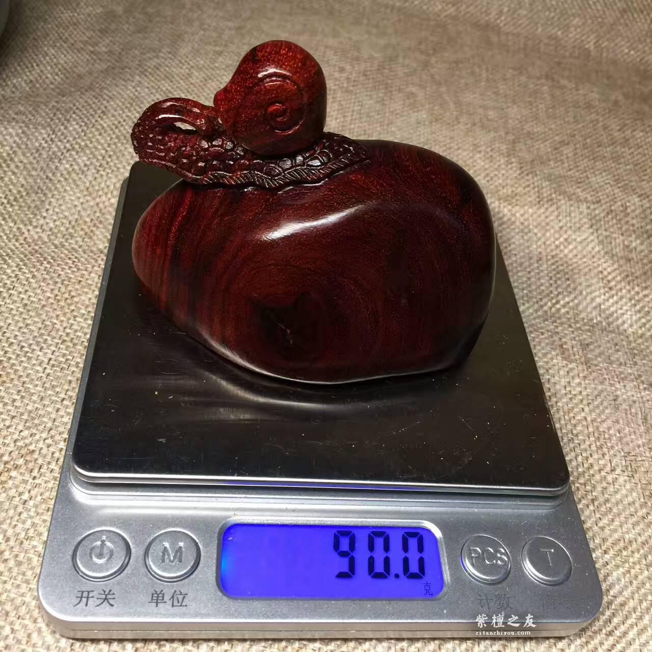 小叶紫檀手把件！《小蜗牛》 油性一流轻松盘玩-10