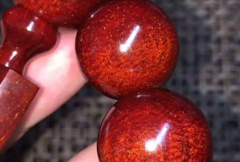 印度小叶紫檀 标准2.0手串收藏级龙鳞