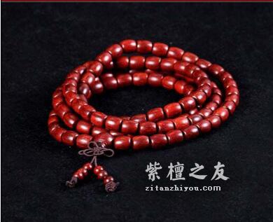 108颗桶珠小叶紫檀念珠鉴赏-3