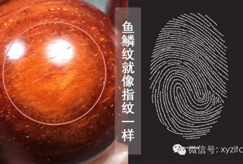 紫檀佛珠里的龙鳞纹鱼鳞纹是什么？