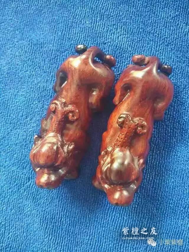 印度小叶紫檀工艺品把件貔貅 做工精致适合把玩-2