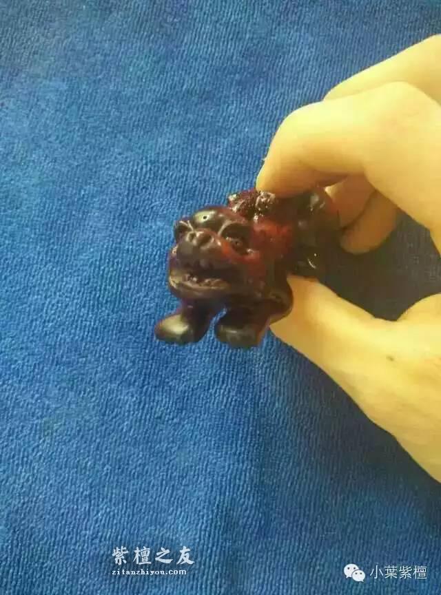 印度小叶紫檀工艺品把件貔貅 做工精致适合把玩-4