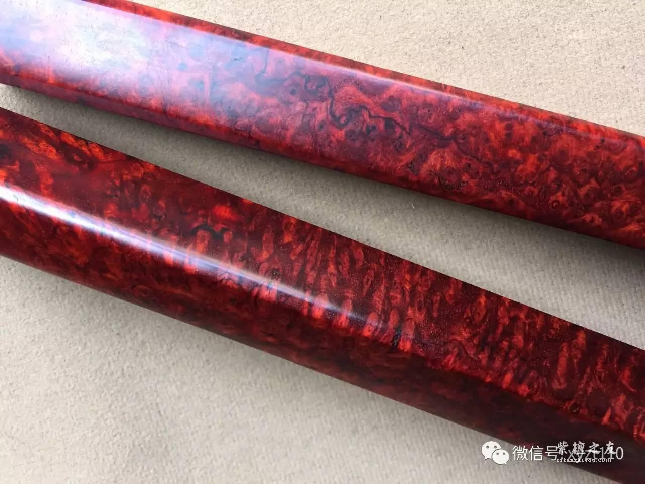 野生林印度小叶紫檀老料镇尺 爆满榴疤瘿子-1