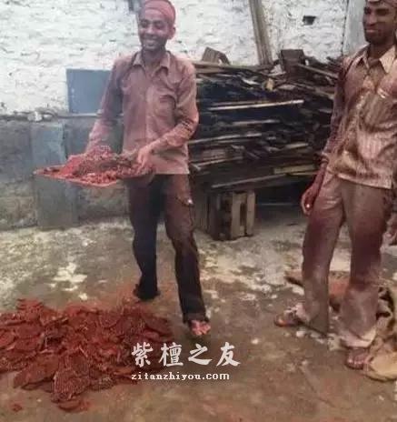 印度人这样玩小叶紫檀边角料，对于玩友来说简直是折磨！-1