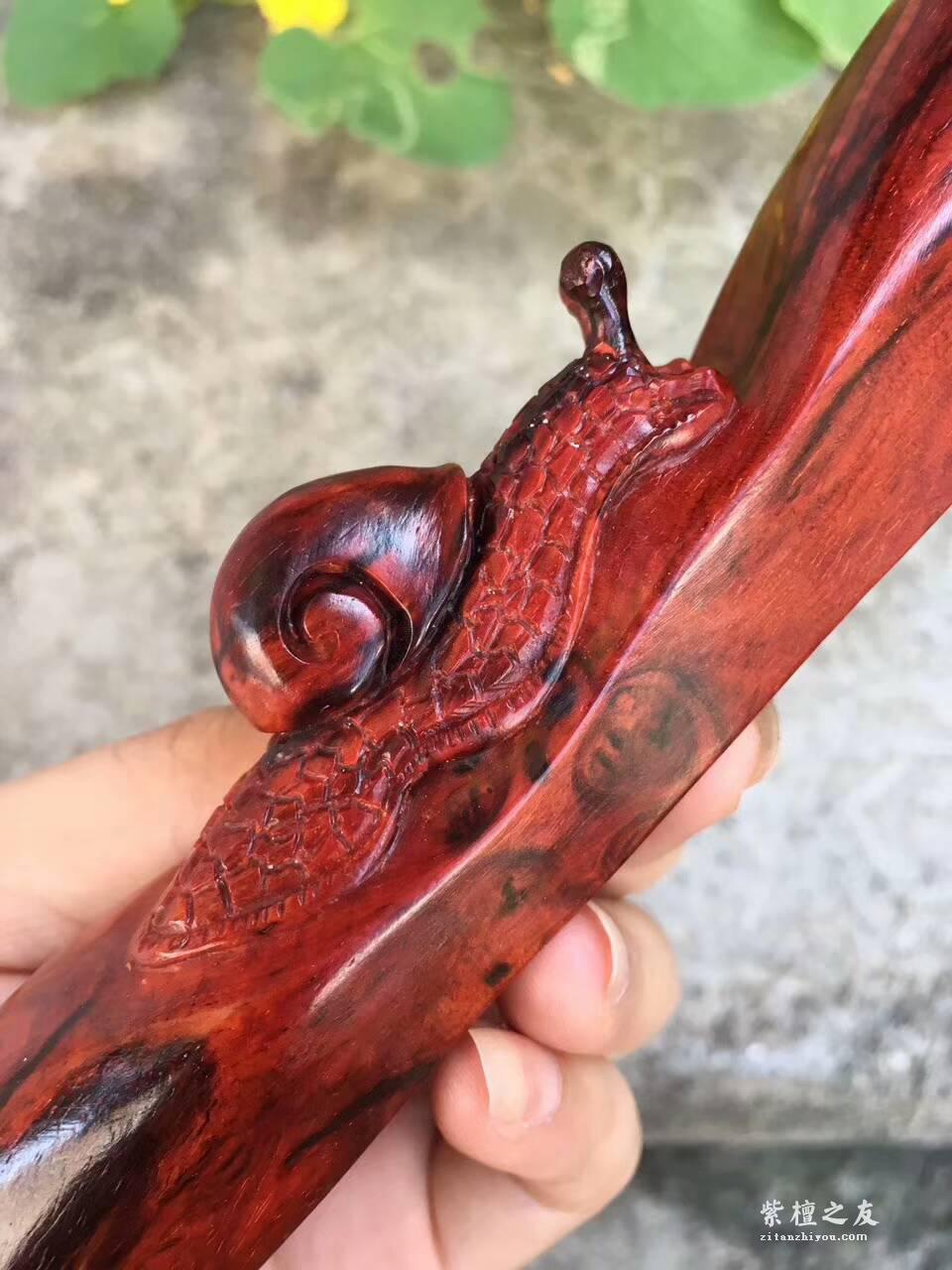 印度小叶紫檀工艺品把件《步步为营》造型独特泥料易包浆-4