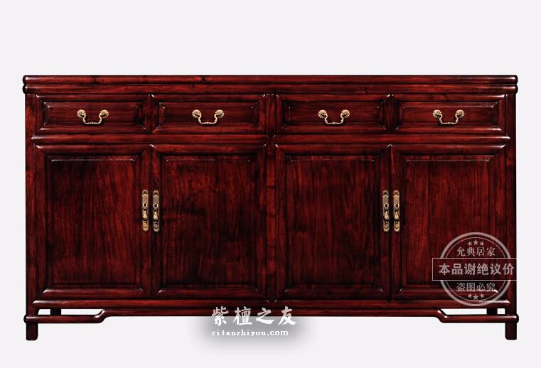 明式紫檀家具——餐边柜系列欣赏-3
