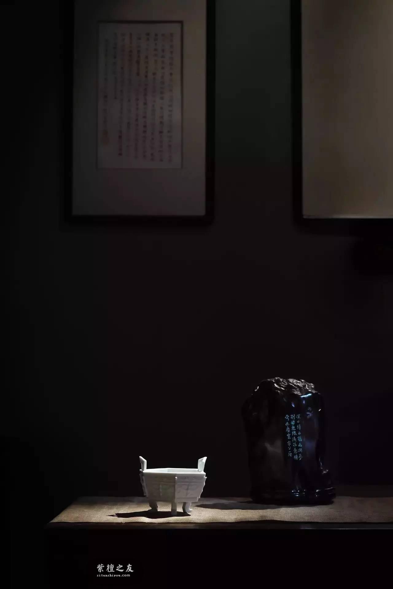 古代文人书斋是如何布置的？紫檀在古人案头中的地位-16