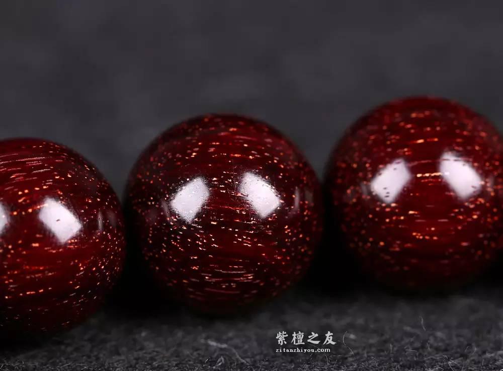 印度小叶紫檀1.8持珠 满星老料颗颗精致完美上乘收藏佳品-12