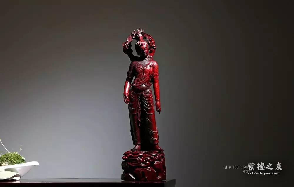 大师工艺清刀雕刻敦煌莫高窟菩萨 精品值得收藏-2