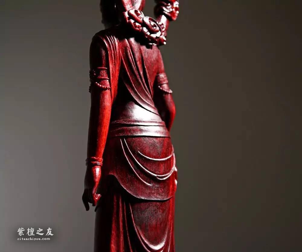 大师工艺清刀雕刻敦煌莫高窟菩萨 精品值得收藏-7