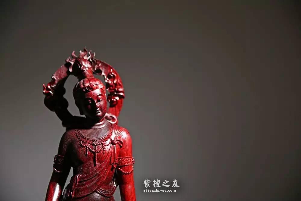 大师工艺清刀雕刻敦煌莫高窟菩萨 精品值得收藏-5