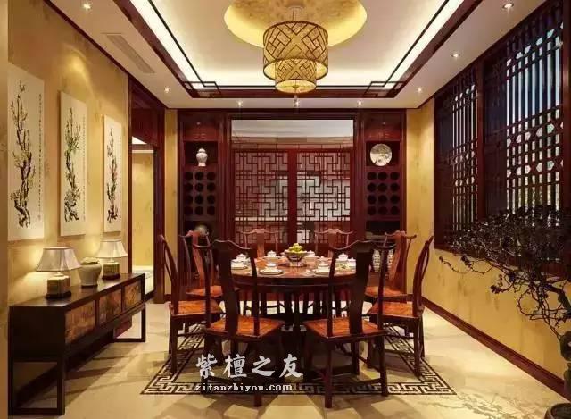在这样的红木餐厅聚会 让你吃什么都觉得上档次-1