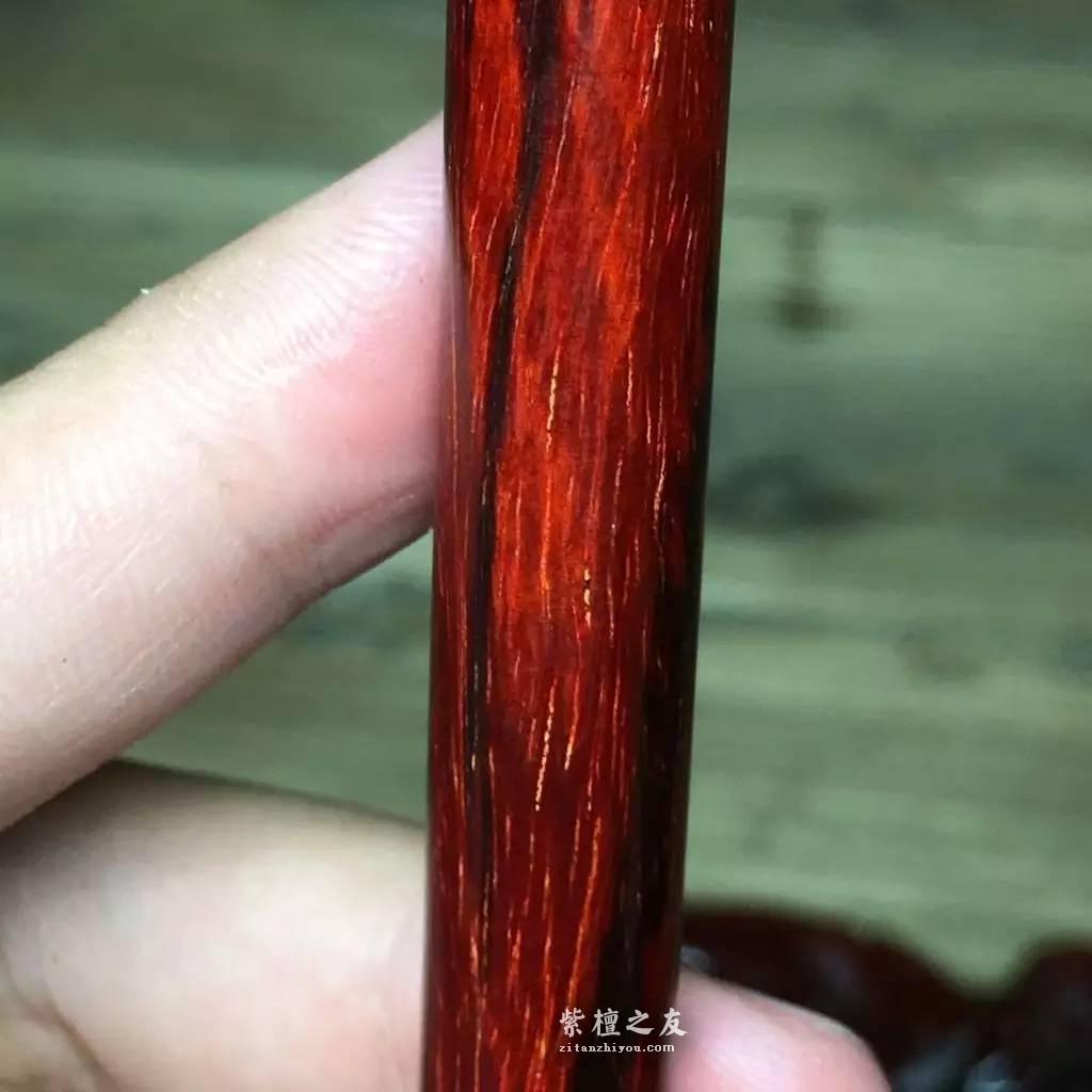 小叶紫檀文房四宝套装 纯手工制作自留送礼均适合-2