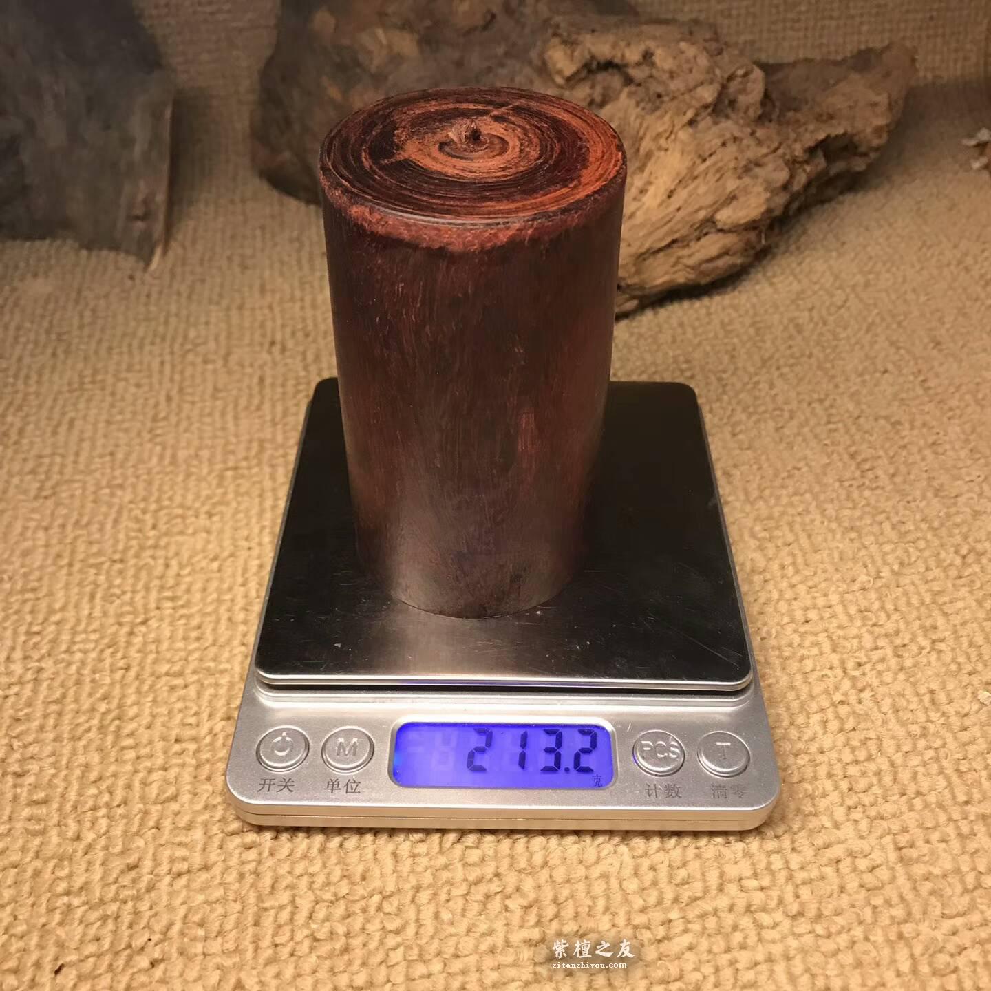小叶紫檀DIY原料实心好料 可车珠子做茶叶罐-2