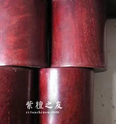 小叶紫檀最新作假案例——用白皮染色替代-1