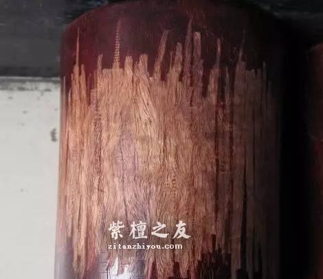 小叶紫檀最新作假案例——用白皮染色替代-2