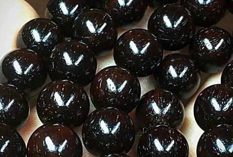 小叶紫檀1.0x108颗手串 黑珍珠老油料满金星细腻油性饱满