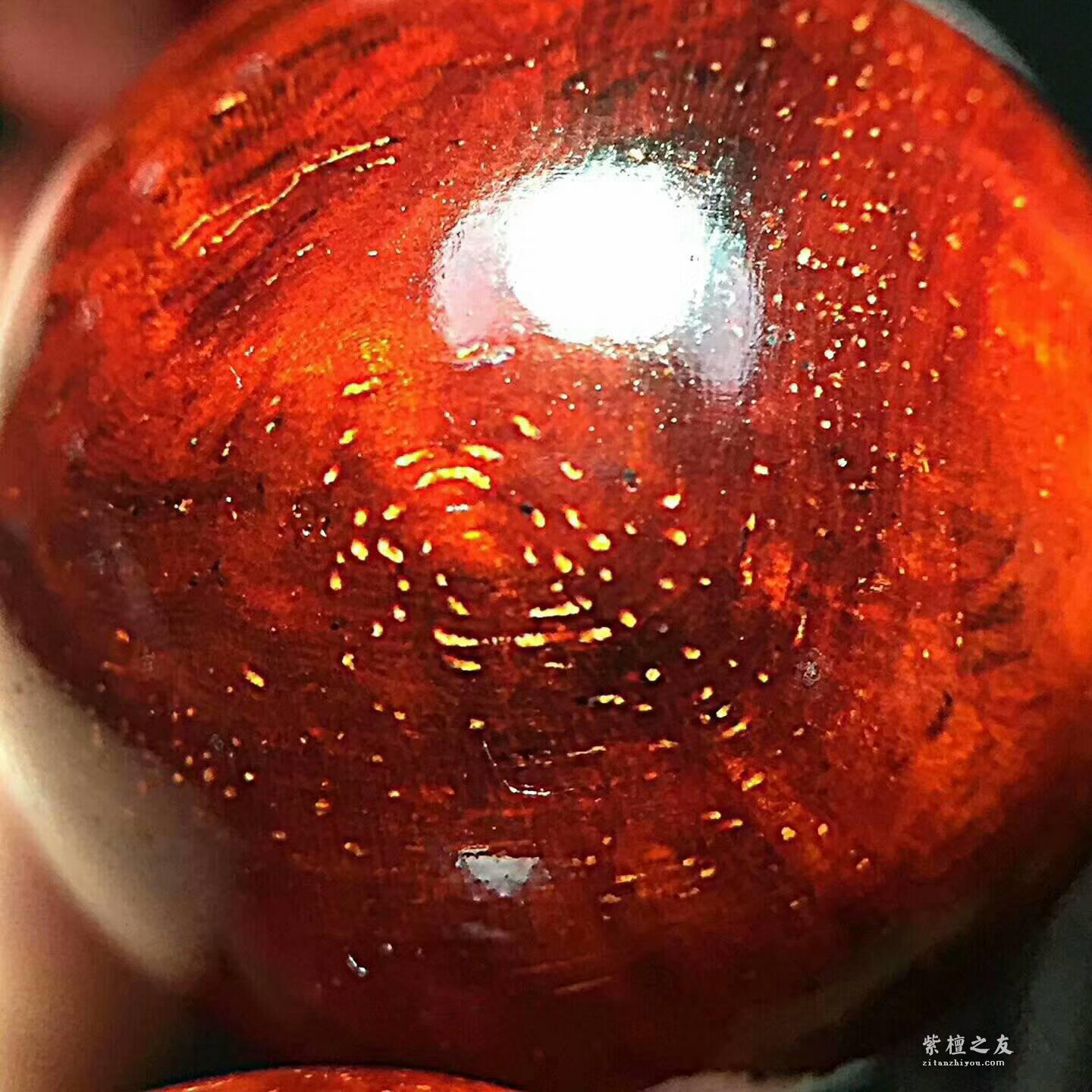 小叶紫檀2.0漩涡星星手串 难得精品等待有缘人-5