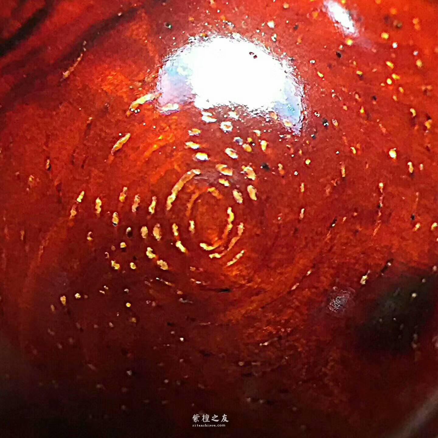 小叶紫檀2.0漩涡星星手串 难得精品等待有缘人-6
