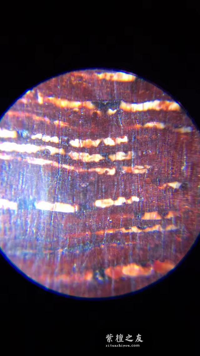 印度小叶紫檀手串牛毛纹里的黑色物质是什么？-4